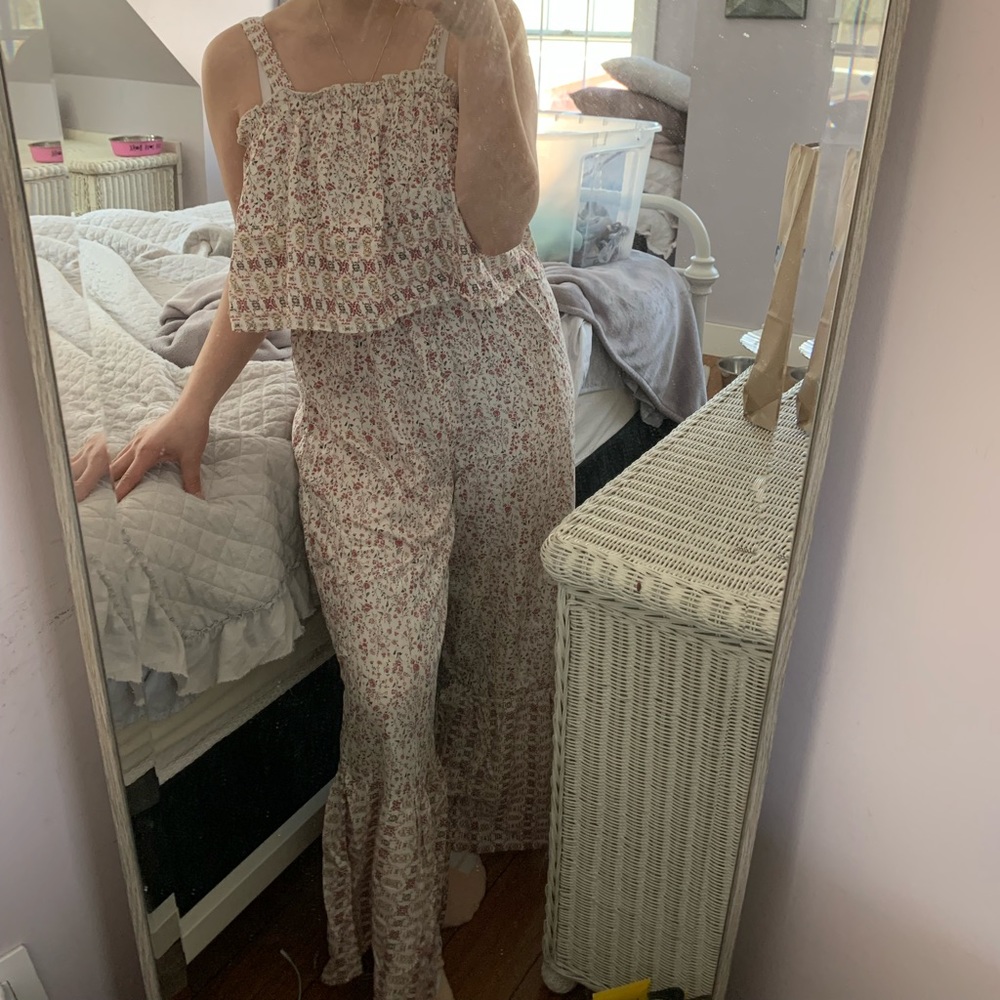Bohemian flowy jumpsuit